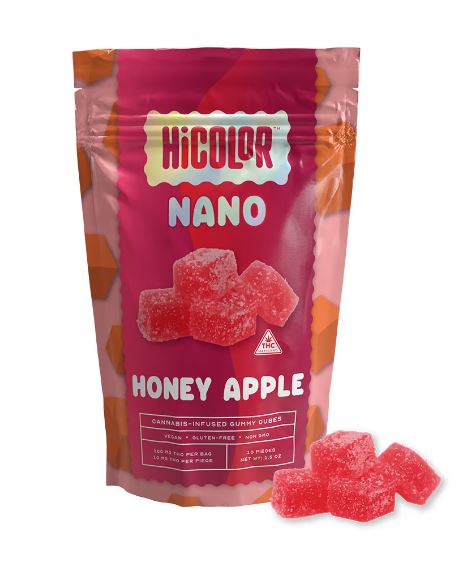 Photograph of product: HiColor | Honey Apple | Nano I 10mg/10pk Gummies