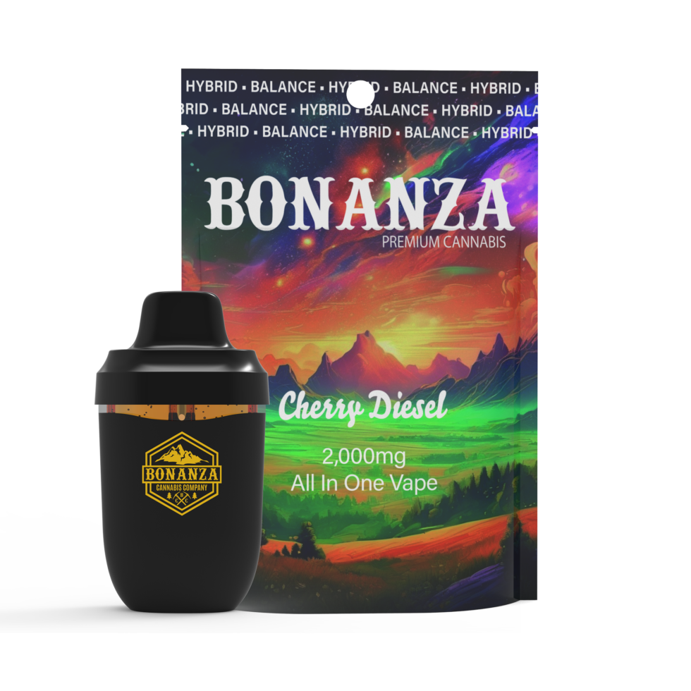Photograph of product: Bonanza | Cherry Diesel AIO Vape, 2g