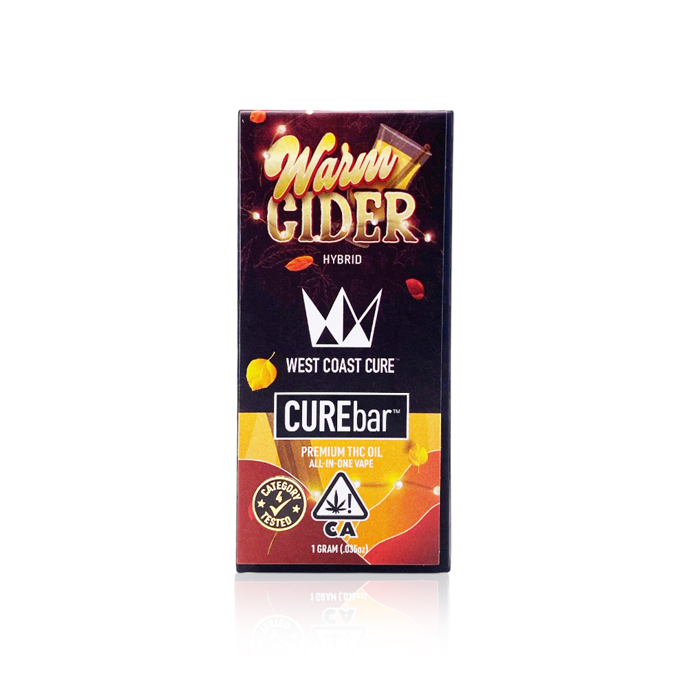 Photograph of product: WEST COAST CURE - All In One - Warm Cider - CUREbar - 1G