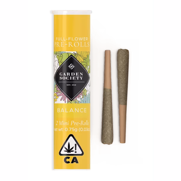 Photograph of product: Kush Mints - 0.75g Preroll 2pk | Garden Society