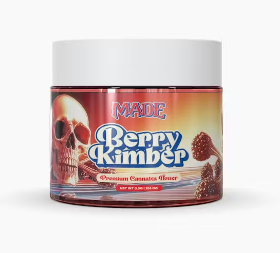 Photograph of product: Made Berry Kimber Oui'd Flower 3.5g