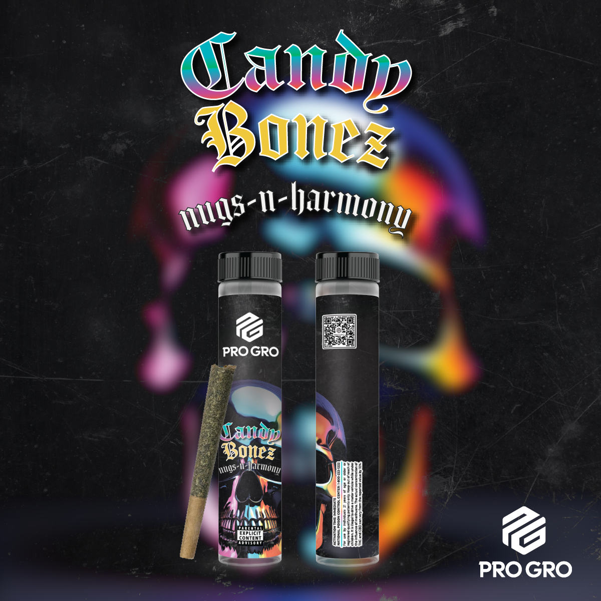 Photograph of product: CANDY BONEZ 1G PRE ROLL