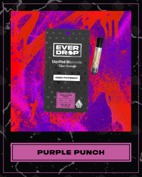 Photograph of Product: Ever Drop - Purple Punch - Cart 1G Diamond Indica