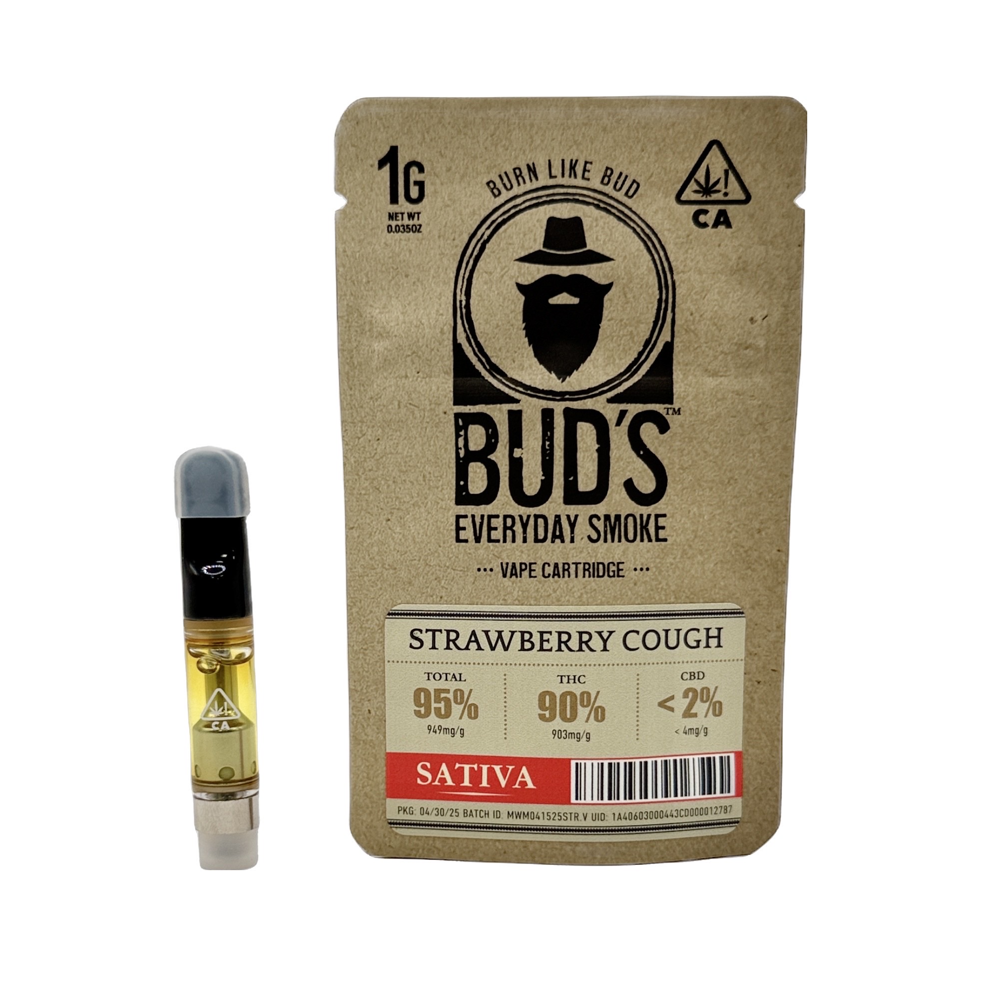 Photograph of product: STRAWBERRY COUGH CARTRIDGE 1G