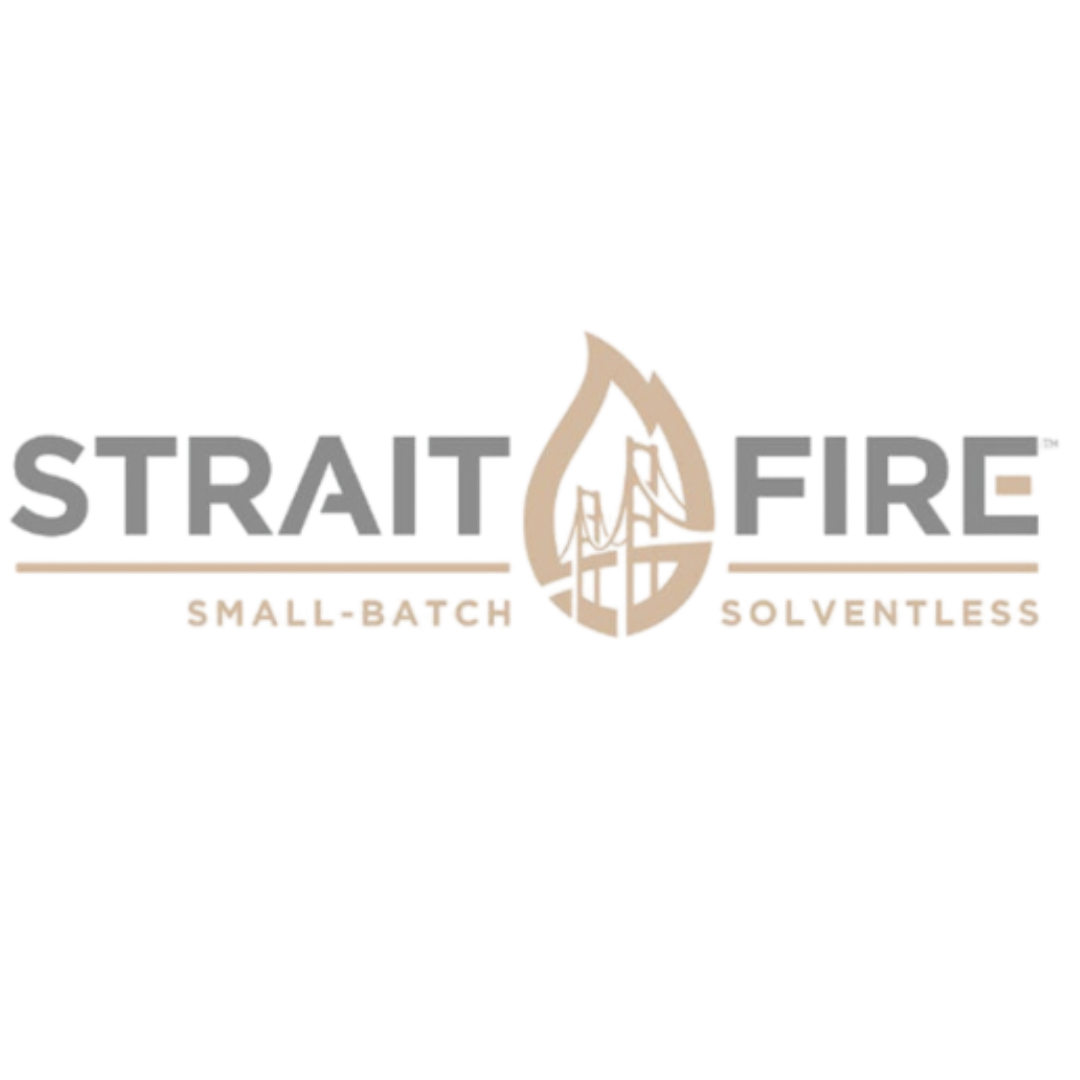 Photograph of product: Strait Fire - 1G au chocolat Rosin - Frosted Biscotti