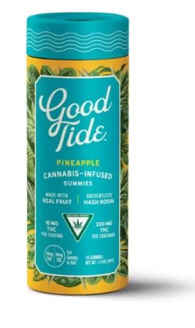 Photograph of product: Pineapple Rosin Gummies - 100mg | 10pk