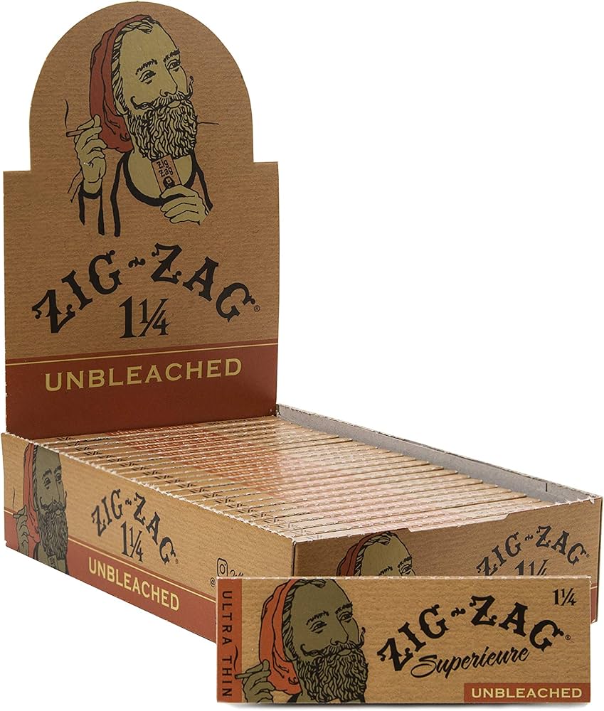 Photograph of product: Zig-Zag 1 1/4 Unbleached Rolling Papers