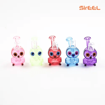 Photograph of product: 5" Owl Concentrate Rig