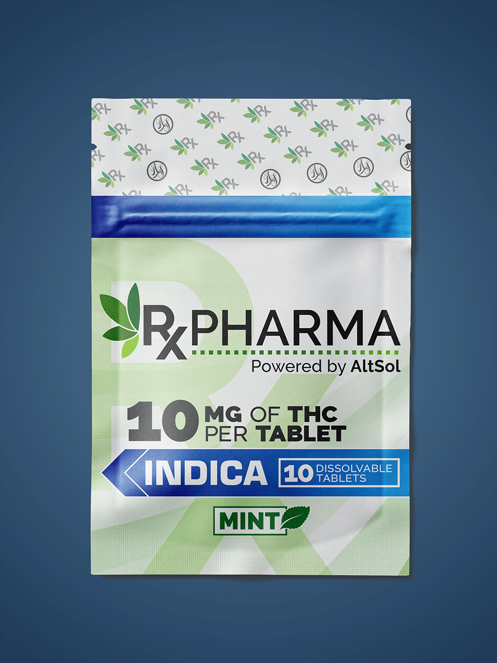 Photograph of product: Oui'd Dissolvable Mint Tablets - 50 mg