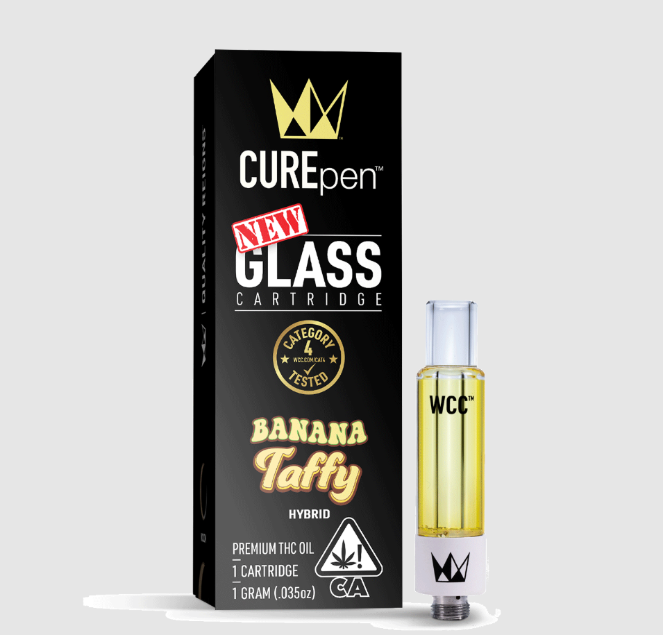 Photograph of product: WCC Banana Taffy CUREpen Cart (H) 1g