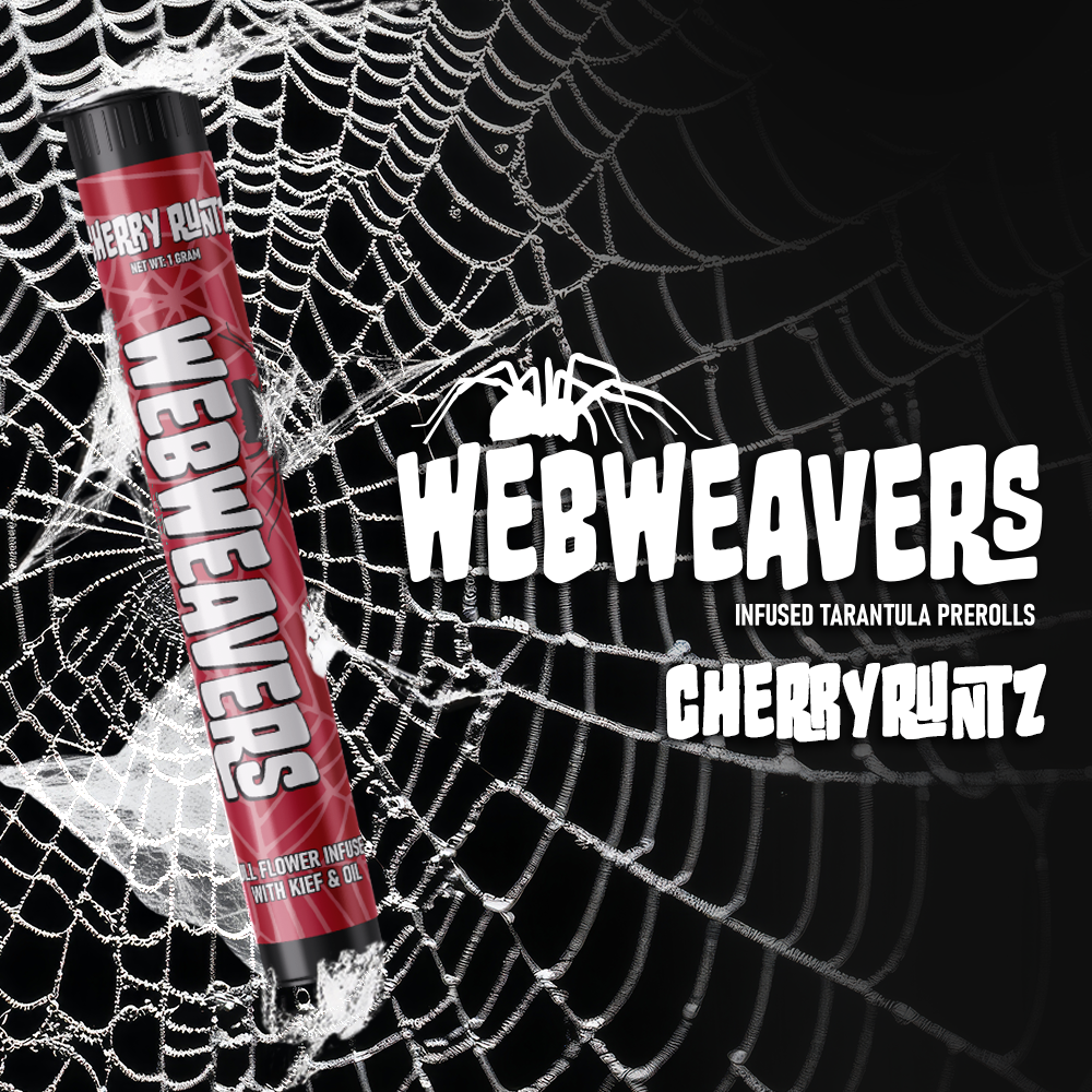 Photograph of product: Mother Nature's Labs | Cherry Runtz Infused Tarantula Webweaver
