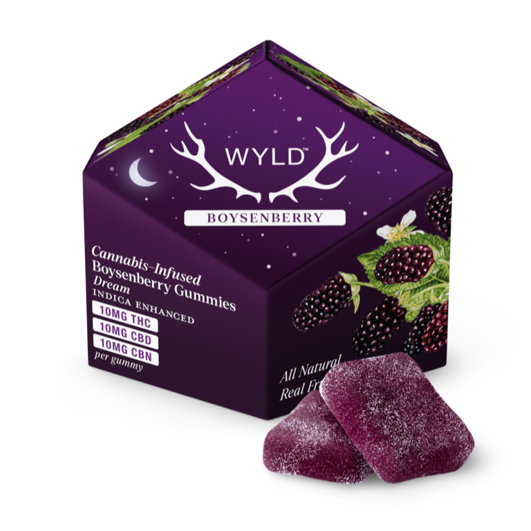 Photograph of product: Wyld Boysenberry 100mg 0647