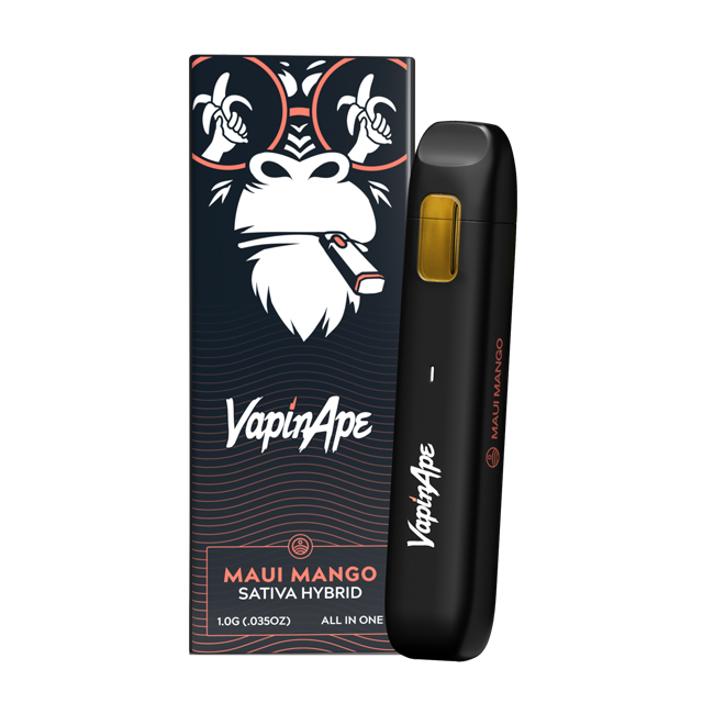 Photograph of product: MAUI MANGO - 1G FULL SPECTRUM DISPOSABLE