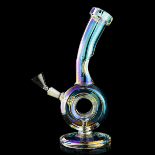Photograph of product: MJA Iridescent Saturn Mini Water Pipe