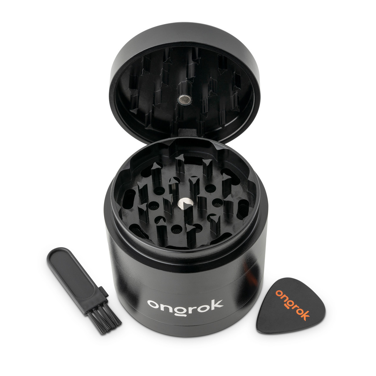 Photograph of product: Ongrok | Metal Premium Grinder 4 piece | Gunmetal