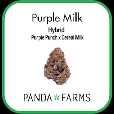 Photograph of product: Panda Farms - Purple Milk Full Buds 3.5g
