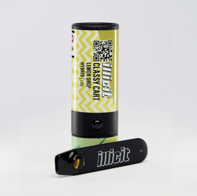 Photograph of product: illicit | Lemon Drop Disposable Vape | 0.5g