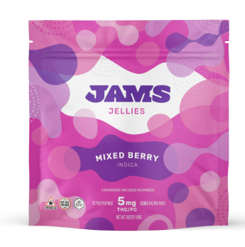 Photograph of product: Mixed Berry | Gummies | 20pk | 100mg | Jams Jellies