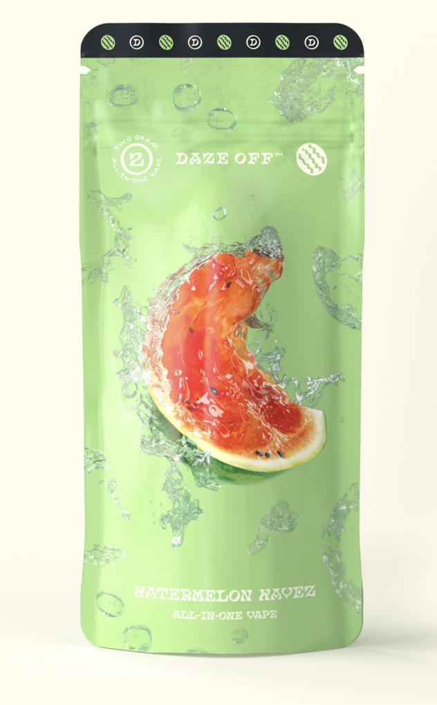 Photograph of product: Daze Off All-In-One Vape - Watermelon Wavez
