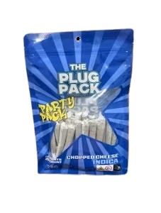 Photograph of product: The Plug Pack | Party Pack | Chopped Cheese | 28pk | Pre-rolls