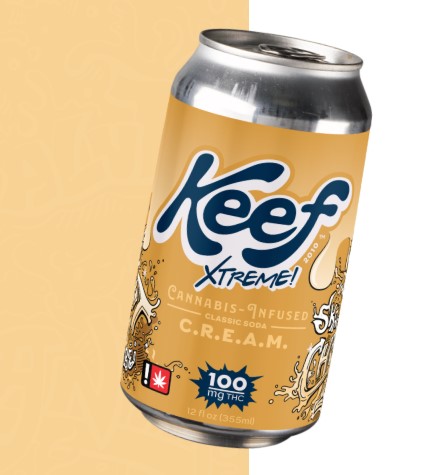 Photograph of product: Infused Soda | Cream Soda | 100mg