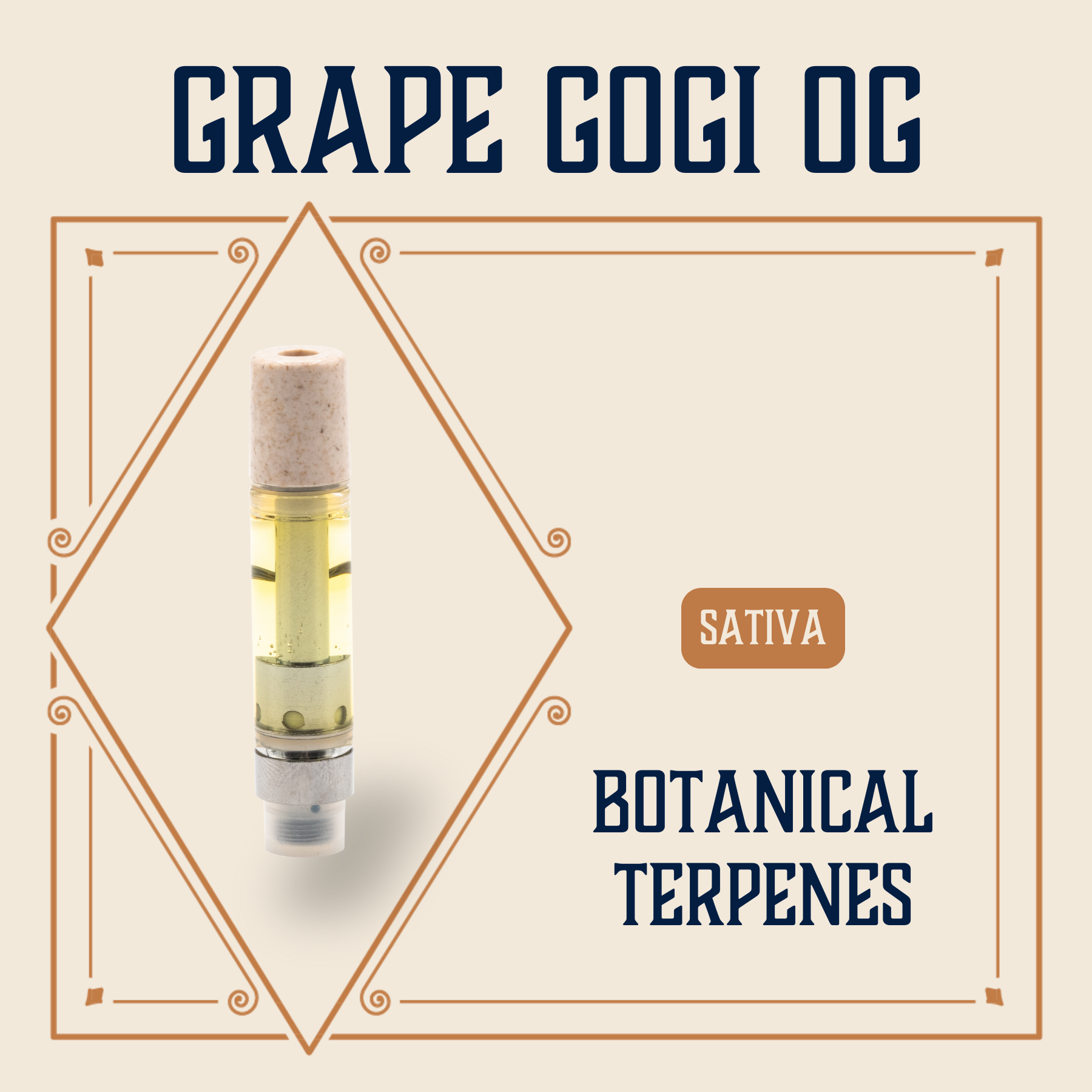 Photograph of product: Grape Goji OG Botanical Cartridge | 1g