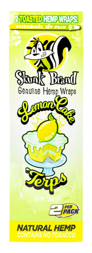 Photograph of product: Skunk Brand - Lemon Cake - Terp Infused Hemp Wraps