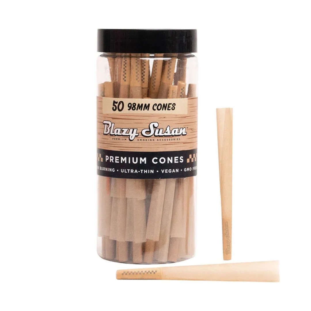 Photograph of product: BLAZY SUSAN | Unbleached Cones | 98mm | 1ct