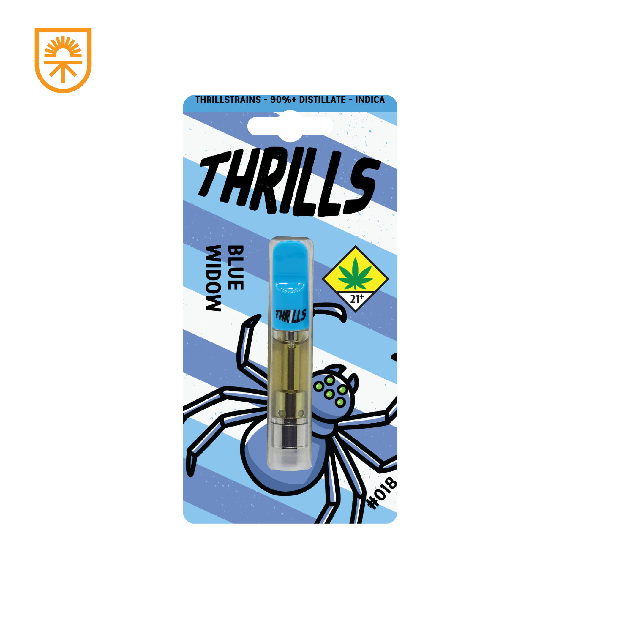 Photograph of product: Blue Widow - FlavorStrains - Cartridge - 1g