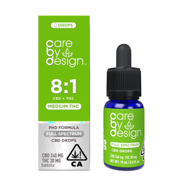 Photograph of Product: 8:1 Drops | Full Spectrum CBD | 15ml Tincture