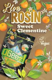 Photograph of product: OGeez Vegan Sweet Clementine Live Rosin - 100 mg