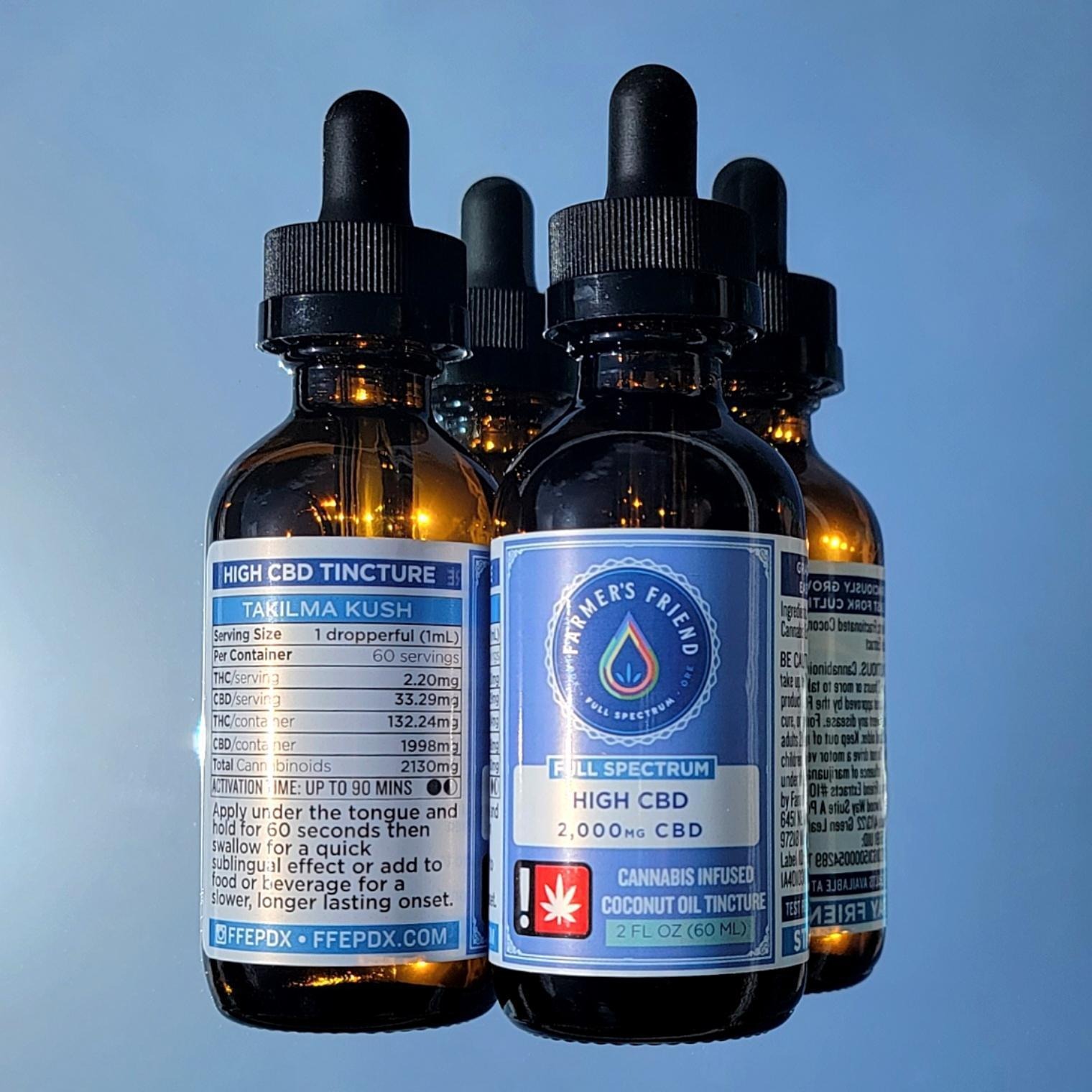 Photograph of product: East Fork Blend 2000MG CBD Tincture, FFEPDX (Taxes Included)