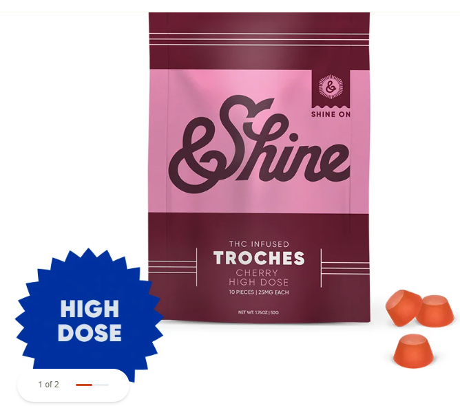 Photograph of product: 10ct/25mg Troches (Cherry)