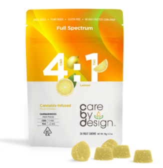 Photograph of product: CARE BY DESIGN 4:1 LEMON GUMMIES $27 | NON-OUID! ACCESSORY $18.5 | OUID! GOOD $1.5 | EXCISE TAX $0.285