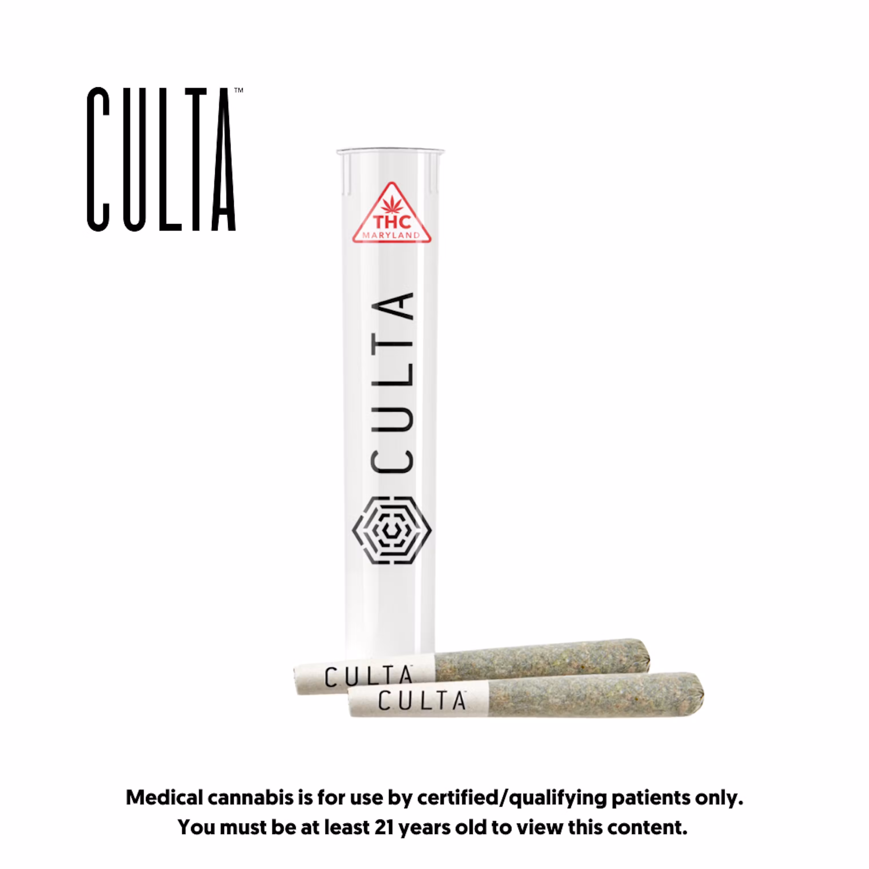 Photograph of product: Culta 1g Prerolls (2 x - Banana Bubbles