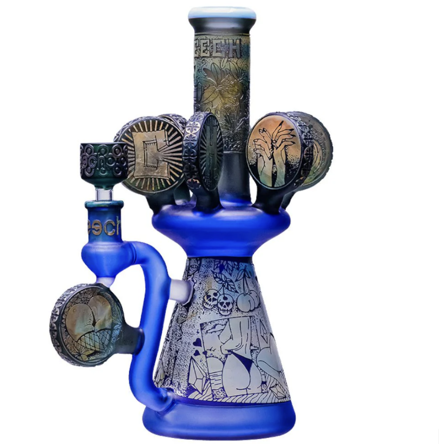 Photograph of Product: Ring Around The Glory | 11.5" Dark Blue Water Pipe