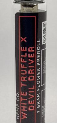 Photograph of Product: ADK Hemp Co Pre-Roll | 1g | White Truffle x Devil Driver