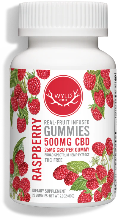 Photograph of product: Wyld CBD | Gummies Raspberry