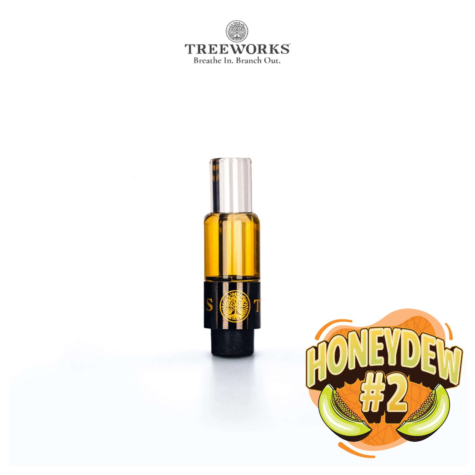 Photograph of product: Honeydew #2 (0.5g Live Rosin Vape Cart)