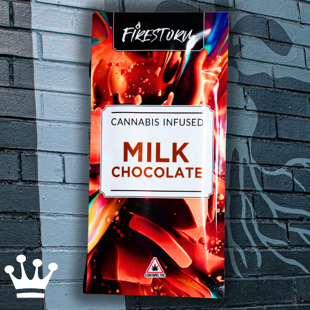 Photograph of product: Firestorm // Milk Chocolate Bar