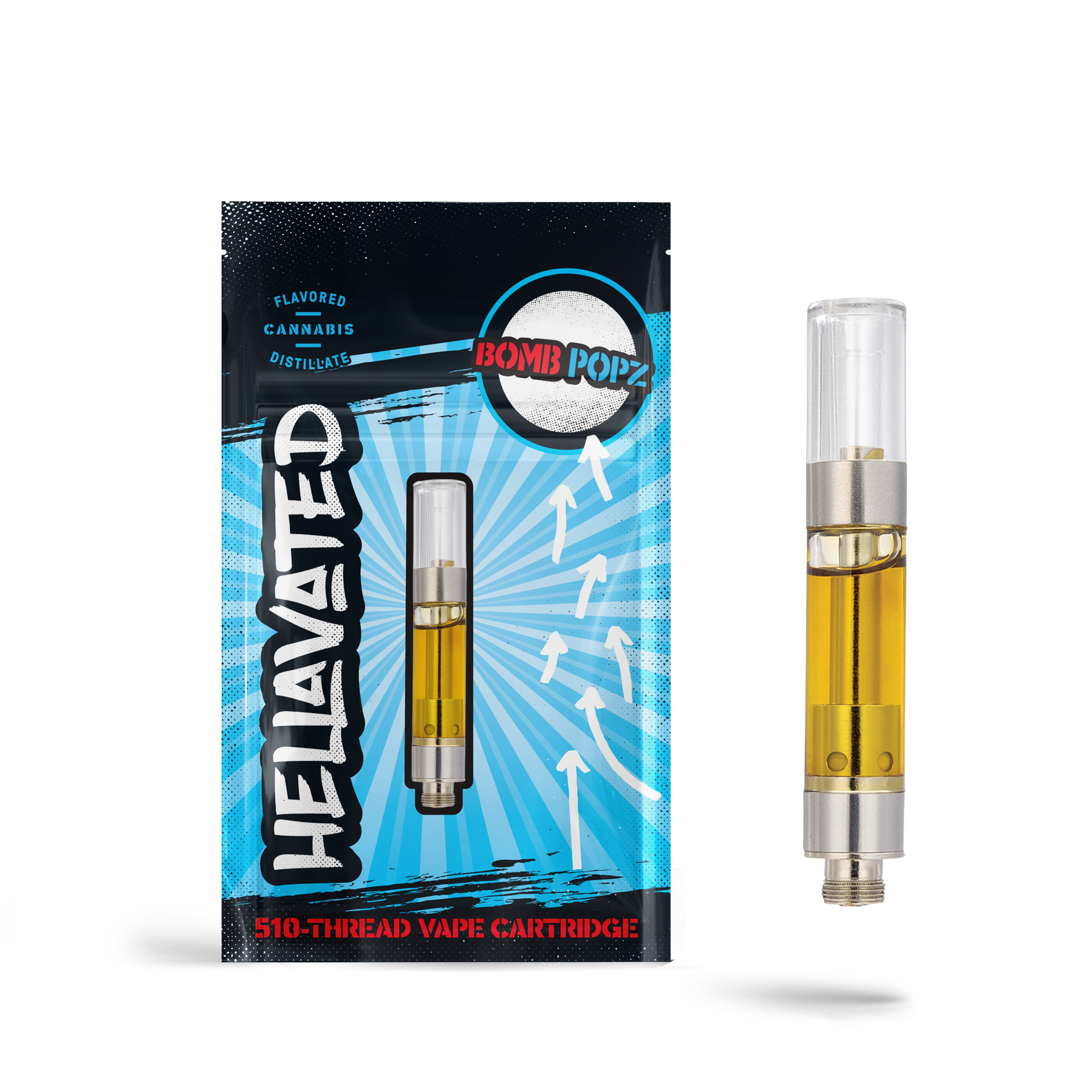 Photograph of product: Bomb Popz Oil Cartridge 1g