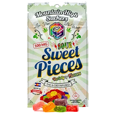 Photograph of product: Sour Sweet Pieces | 10mg