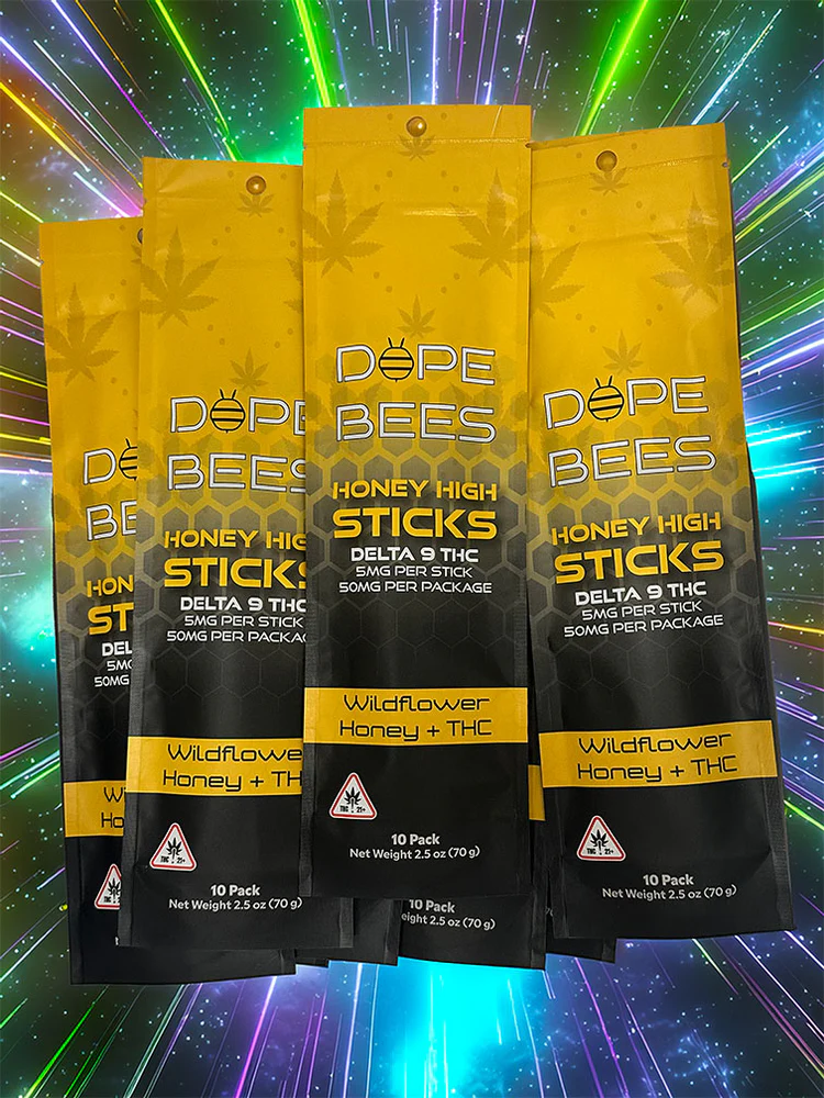 Photograph of product: Dope Bees Honey High Sticks