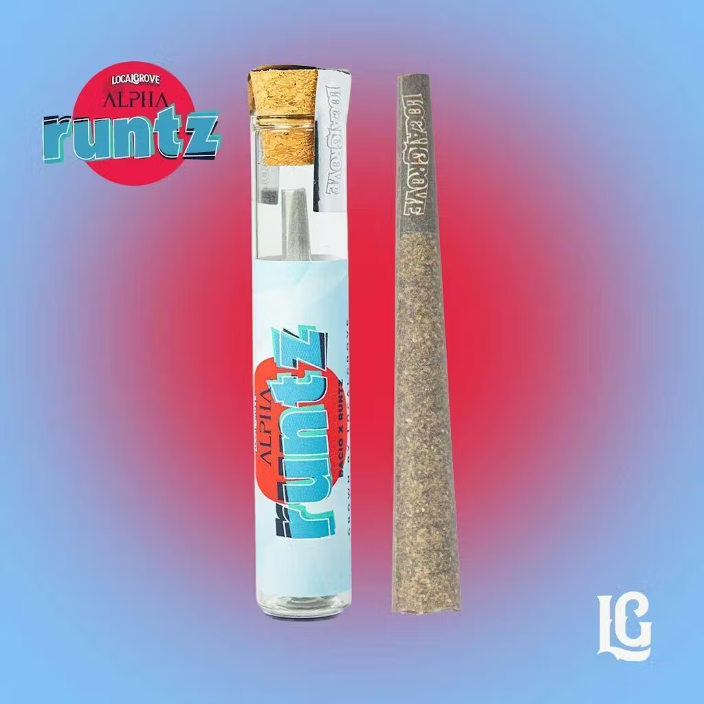 Photograph of product: Local Grove: Alpha Runtz 1G Pre-Roll