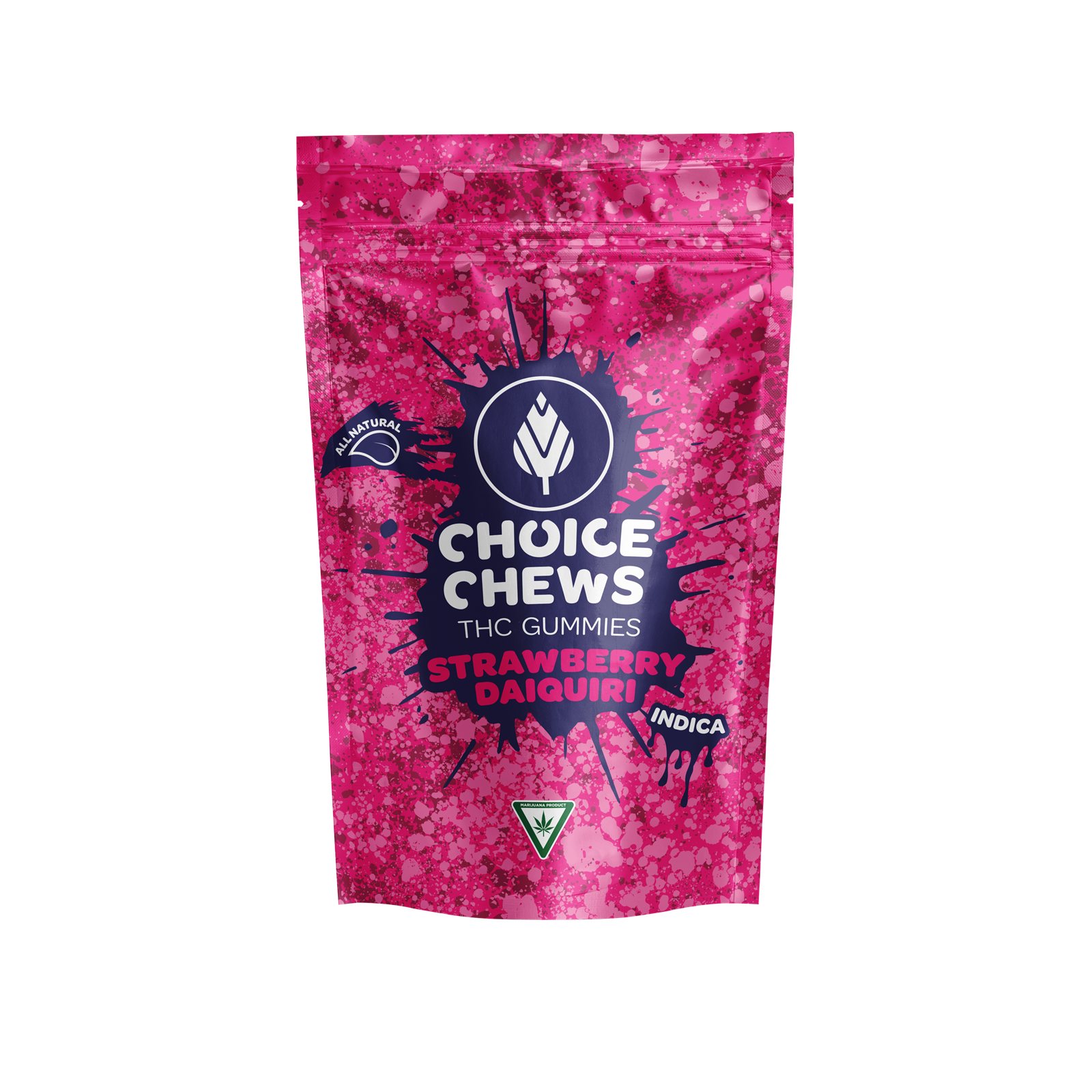 Photograph of product: CHOICE | STRAWBERRY DAIQUIRI | Oui'd | GUMMIES | 200MG | REC