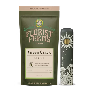 Photograph of product: Florist Farms | Green Crack AIO Vape 1g | Oui'd