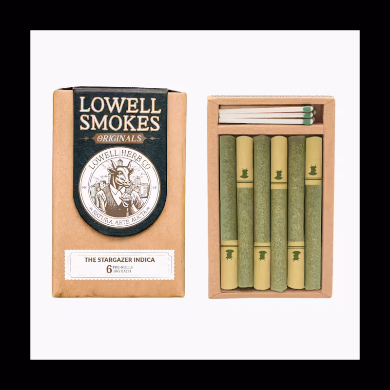 Photograph of product: Star Gazer- LOWELL -6Pck Pre Rolls