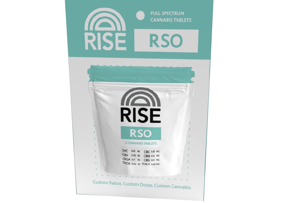 Photograph of product: Rise | RSO Tablets | 2 Pack 10mg