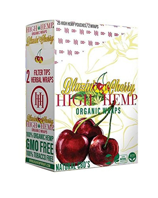 Photograph of product: High Hemp Organic Wraps - Blazing Cherry