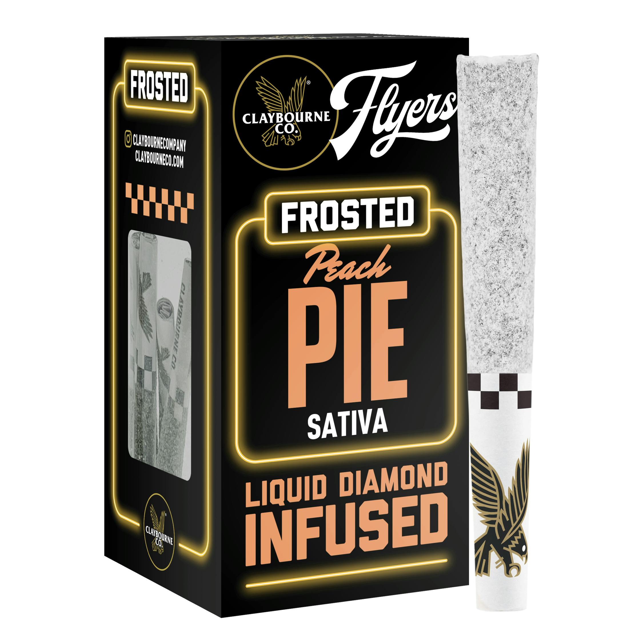 Photograph of product: PEACH PIE | FROSTED FLYERS - 2.5G (5-PACK)